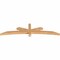 Ekena Millwork Alberta Smooth Timber Gable Bracket, Western Red Cedar, 84"W x 21"H x 3 1/2"D x 3 1/2"F, 6/12 Pitch GBW084X21X0404ALB00SWR - alternate 4
